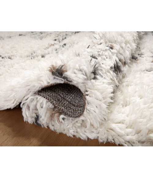 Angela Rose x Loloi Amira Ivory / Granite AMI-01 2 ft. 7 in. X 10 ft. Rectangle Rug