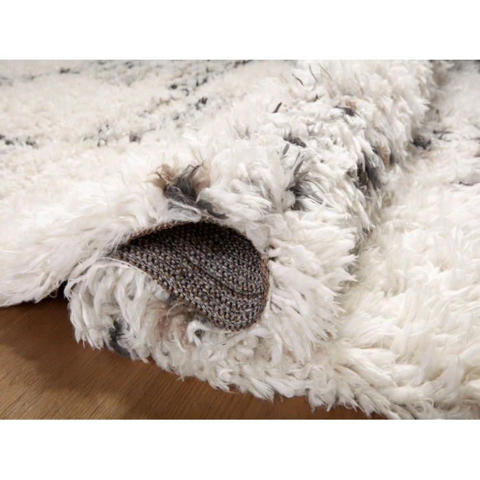 Angela Rose x Loloi Amira Ivory / Granite AMI-01 2 ft. 7 in. X 12 ft. Rectangle Rug