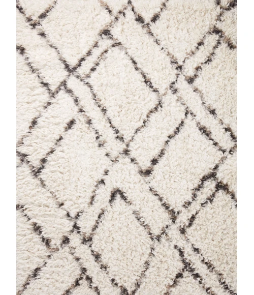 Angela Rose x Loloi Amira Ivory / Bark AMI-02 6 ft. 7 in. X 9 ft. 6 in. Rectangle Rug