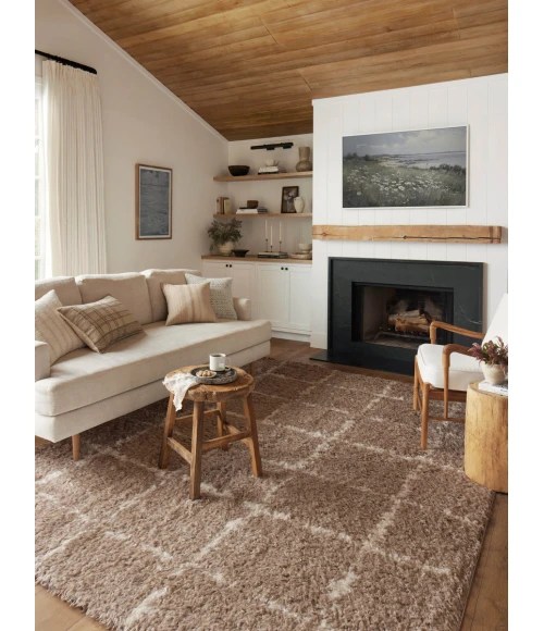 Angela Rose x Loloi Amira Khaki / Ivory AMI-04 11 ft. 6 in. X 15 ft. Rectangle Rug