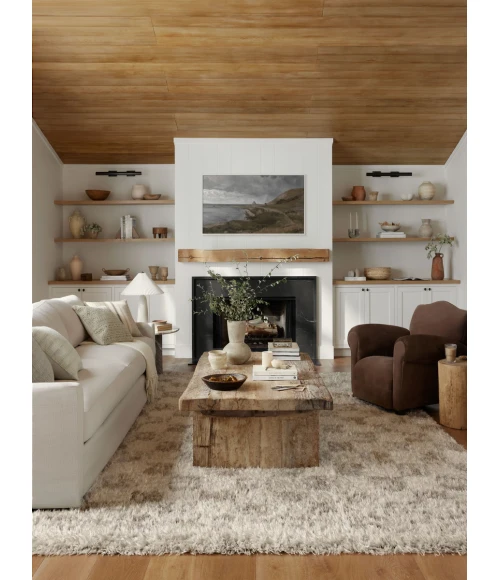 Angela Rose x Loloi Amira Ivory / Pebble AMI-05 7 ft. 10 in. X 10 ft. Rectangle Rug