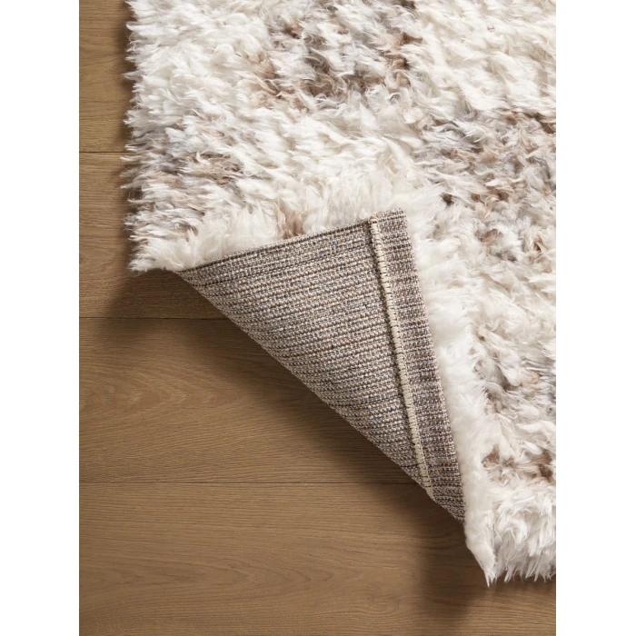 Angela Rose x Loloi Amira Ivory / Pebble AMI-05 2 ft. 7 in. X 10 ft. Rectangle Rug