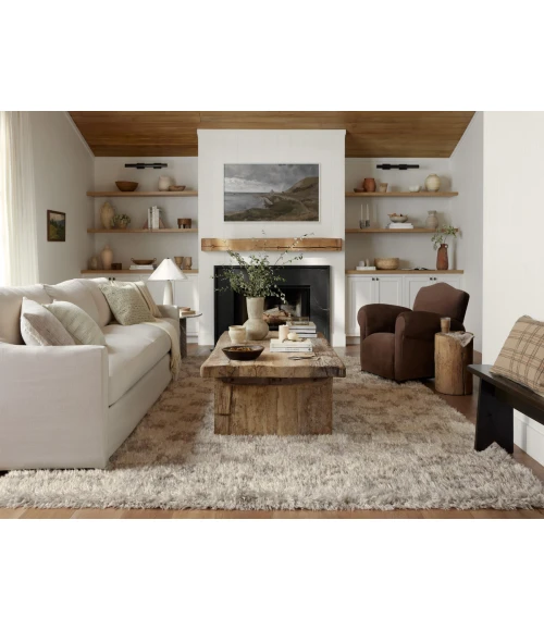 Angela Rose x Loloi Amira Ivory / Pebble AMI-05 7 ft. 10 in. X 10 ft. Rectangle Rug