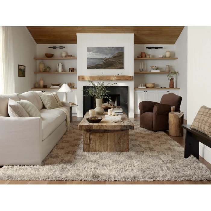 Angela Rose x Loloi Amira Ivory / Pebble AMI-05 2 ft. 7 in. X 10 ft. Rectangle Rug
