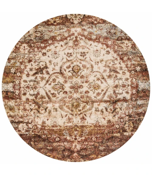 Loloi Anastasia Rust / Ivory AF-06 6ft.-7in. X 9ft.-2in. Rect. Rug