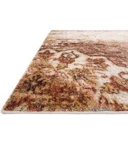 Loloi Anastasia AF-06 RUST / IVORY Area Rug 5 ft. 3 in. X 5 ft. 3 in. Round