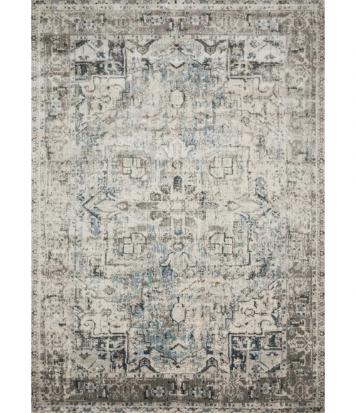 Loloi Anastasia Blue / Slate AF-20 18 in. X 18 in. Sample Rug