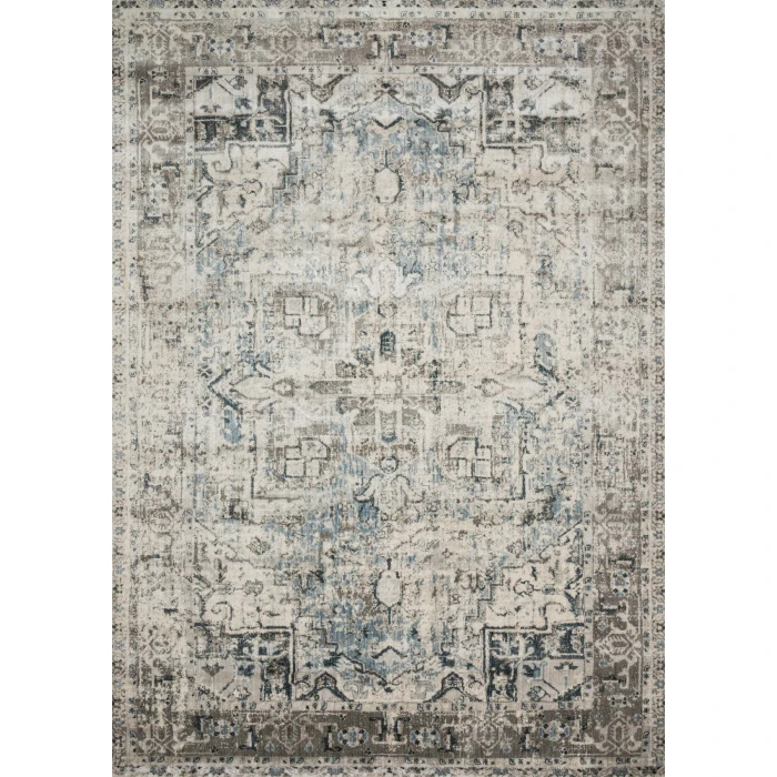 Loloi Anastasia Blue / Slate AF-20 18 in. X 18 in. Sample Rug