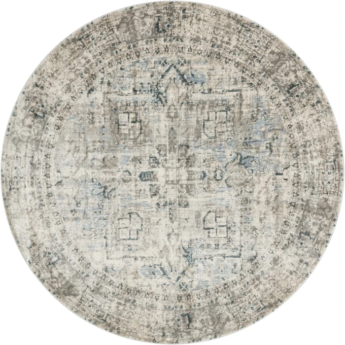 Loloi Anastasia Blue / Slate AF-20 18 in. X 18 in. Sample Rug