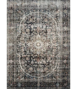 Loloi Anastasia AF-24 black / SUNSET Area Rug 5 ft. 3 in. X 5 ft. 3 in. Round