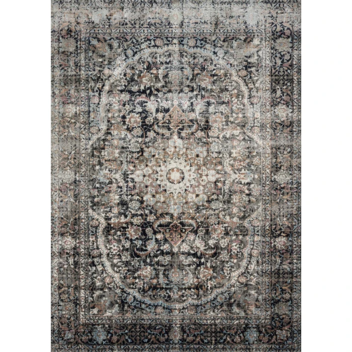 Loloi Anastasia Charcoal / Sunset AF-24 2ft.-7in. X 10ft. Rect. Rug