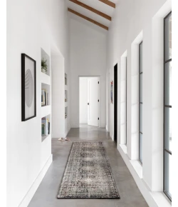 Loloi Anastasia AF-24 black / SUNSET Area Rug 5 ft. 3 in. X 5 ft. 3 in. Round