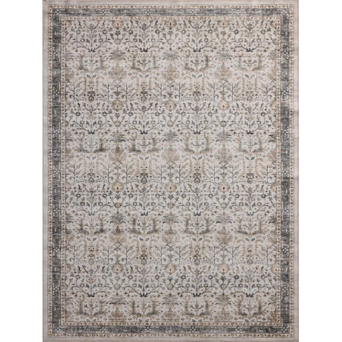 Loloi Anniston Ivory / Stone ANS-01 7 ft. 6 in. X 9 ft. 6 in. Rectangle Rug