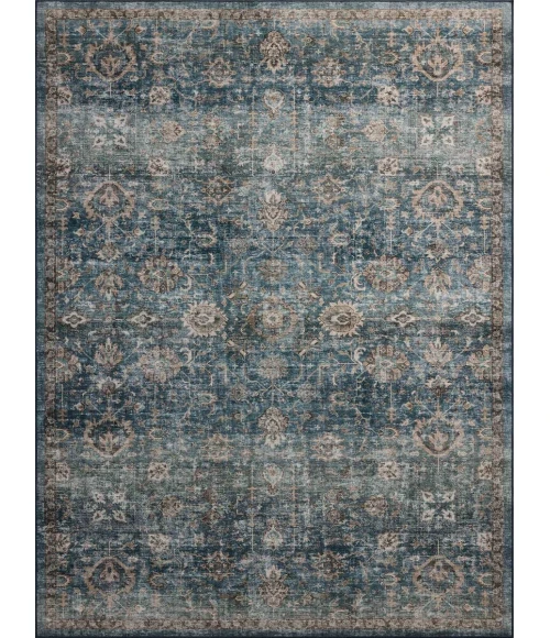 Loloi Anniston Lagoon / Natural ANS-02 2 ft. 6 in. X 7 ft. 6 in. Rectangle Rug