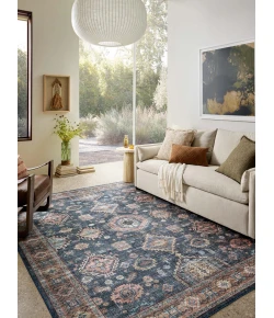 Loloi Anniston Denim / Sunset ANS-03 5 ft. X 7 ft. 6 in. Rectangle Rug