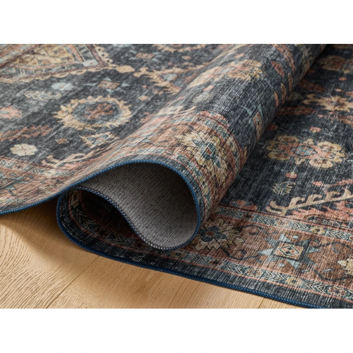 Loloi Anniston Denim / Sunset ANS-03 2 ft. 6 in. X 10 ft. Rectangle Rug