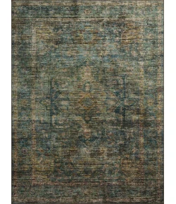 Loloi Anniston Lagoon / Multi ANS-05 6 ft. X 6 ft. Round Rug