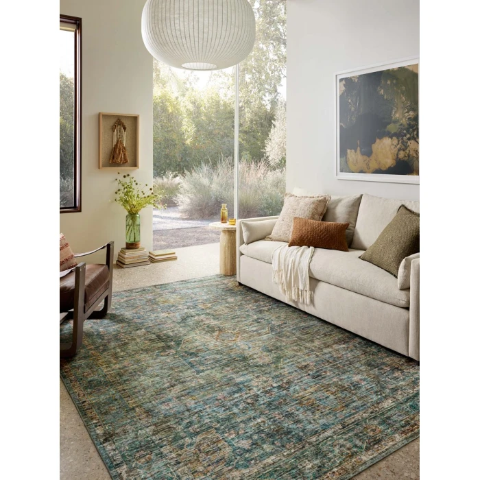 Loloi Anniston Lagoon / Multi ANS-05 2 ft. 6 in. X 10 ft. Rectangle Rug