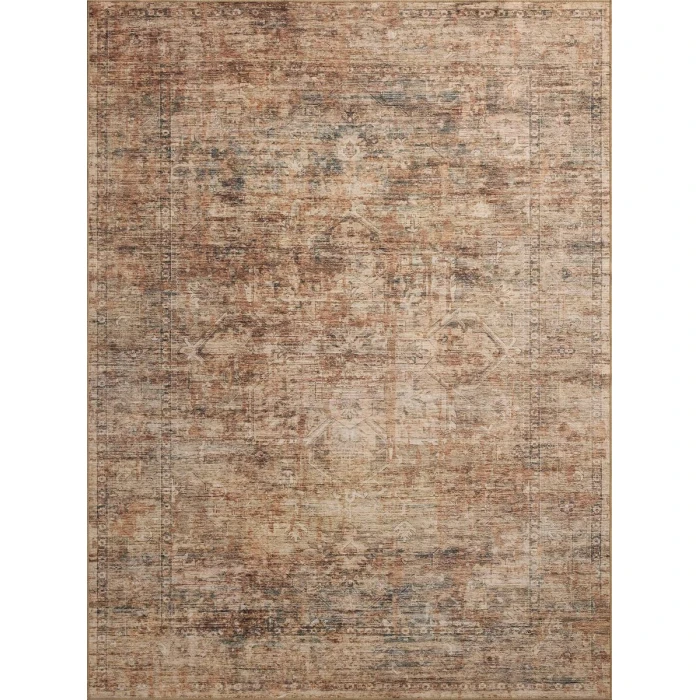 Loloi Anniston Clay / Charcoal ANS-06 2 ft. 6 in. X 10 ft. Rectangle Rug