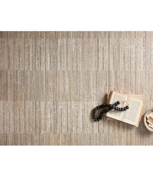 Loloi Arden Natural / Pebble 5' x 7'-10" Area Rug