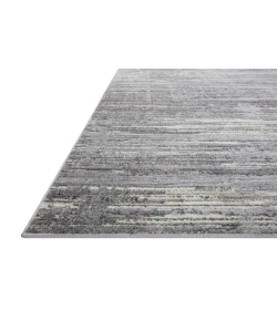 Loloi Arden ARD-03 Grey / Ivory Area Rug 5 ft. X 7 ft. 10 in. Rectangle