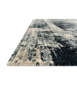 Loloi Augustus AGS-01 NAVY / DOVE Area Rug 2 ft. 7 in. X 10 ft. 10 in. Rectangle