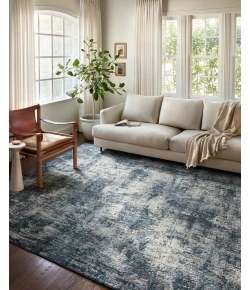 Loloi Austen AUS-01 NATURAL / OCEAN Area Rug 3 ft. 11 in. X 5 ft. 7 in. Rectangle
