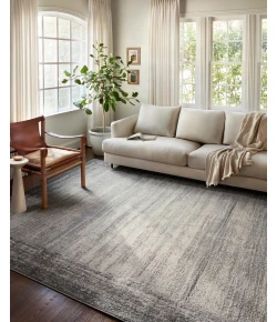 Loloi Austen AUS-02 PEBBLE / black Area Rug 3 ft. 11 in. X 5 ft. 7 in. Rectangle