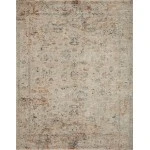 Loloi Axel AXE-02 SILVER / SPICE Area Rug 18 in. X 18 in. Sample