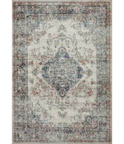 Loloi Bianca BIA-10 IVORY / OCEAN Area Rug 7 ft. 11 in. X 10 ft. 6 in. Rectangle