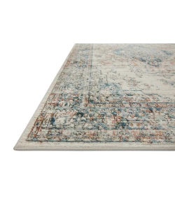 Loloi Bianca BIA-10 IVORY / OCEAN Area Rug 7 ft. 11 in. X 10 ft. 6 in. Rectangle