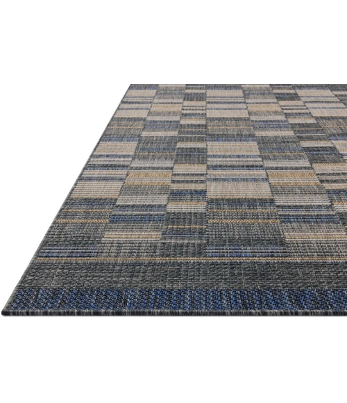 Loloi Birch Denim / Gold BIR-04 18in. X 18in. Sample Rect. Rug