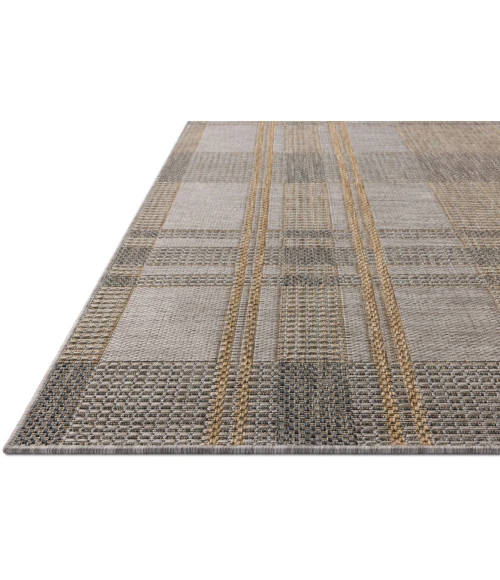 Loloi Birch Bone / Gold BIR-05 18in. X 18in. Sample Rect. Rug