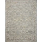 Angela Rose x Loloi Blake Sky / Beige BLA-01 5 ft. 3 in. X 5 ft. 3 in. Round Rug