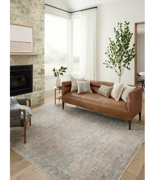 Angela Rose x Loloi Blake Sky / Beige BLA-01 7 ft. 10 in. X 10 ft. 2 in. Rectangle Rug