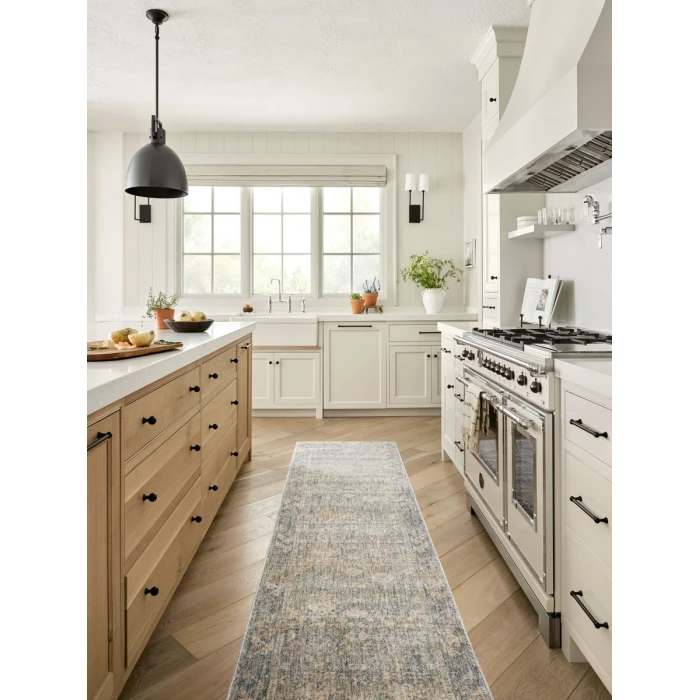 Angela Rose x Loloi Blake Sky / Beige BLA-01 6 ft. 7 in. X 9 ft. 10 in. Rectangle Rug
