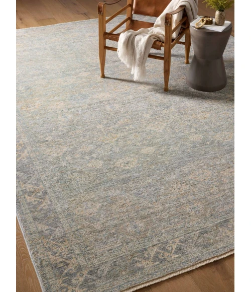 Angela Rose x Loloi Blake Sky / Beige BLA-01 7 ft. 10 in. X 10 ft. 2 in. Rectangle Rug