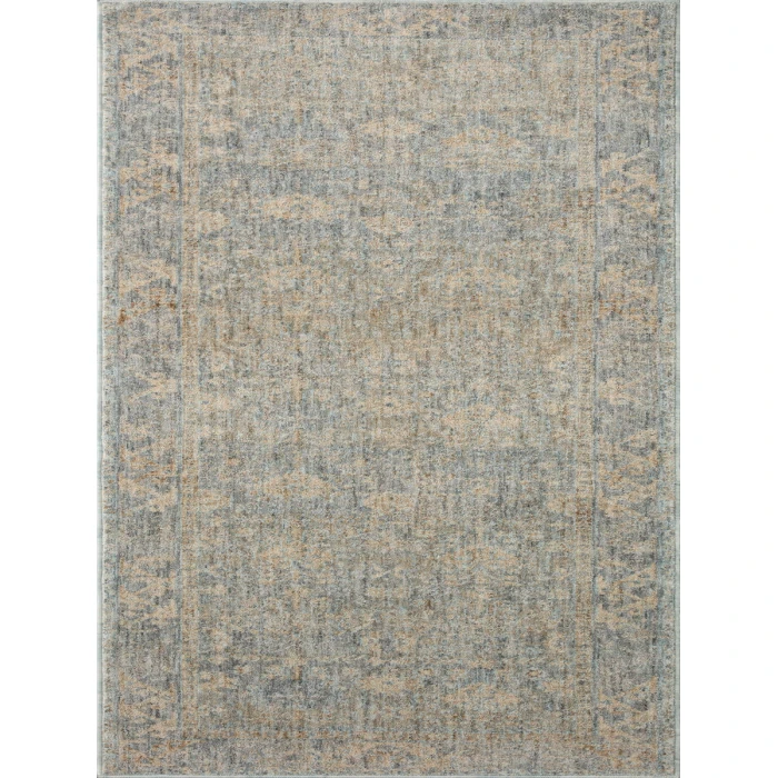 Angela Rose x Loloi Blake Sky / Beige BLA-01 6 ft. 7 in. X 9 ft. 10 in. Rectangle Rug