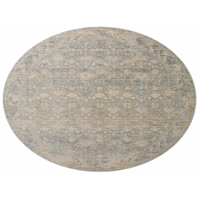 Angela Rose x Loloi Blake Sky / Beige BLA-01 6 ft. 7 in. X 9 ft. 10 in. Rectangle Rug