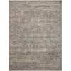 Angela Rose x Loloi Blake Ocean / Mocha BLA-02 2 ft. 7 in. X 10 ft. Rectangle Rug