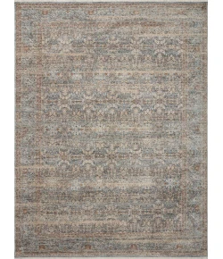 Angela Rose x Loloi Blake Ocean / Mocha BLA-02 6 ft. 7 in. X 9 ft. 10 in. Rectangle Rug