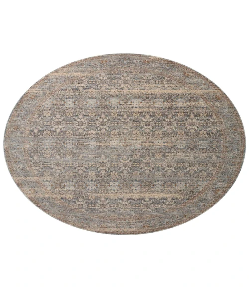 Angela Rose x Loloi Blake Ocean / Mocha BLA-02 2 ft. X 3 ft. Rectangle Rug