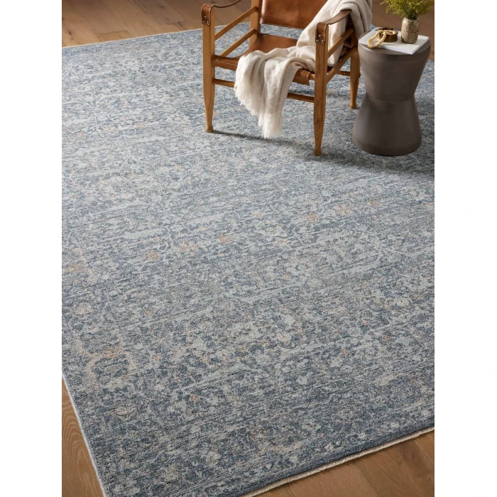 Angela Rose x Loloi Blake Denim / Taupe BLA-03 2 ft. 7 in. X 10 ft. Rectangle Rug