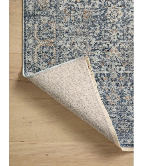 Angela Rose x Loloi Blake Denim / Taupe BLA-03 2 ft. X 3 ft. Rectangle Rug