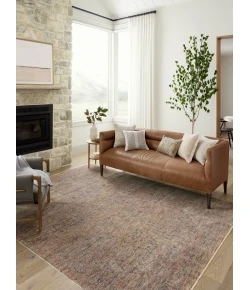 Angela Rose x Loloi Blake Taupe / Blue BLA-03 2 ft. 7 in. X 10 ft. Rectangle Rug