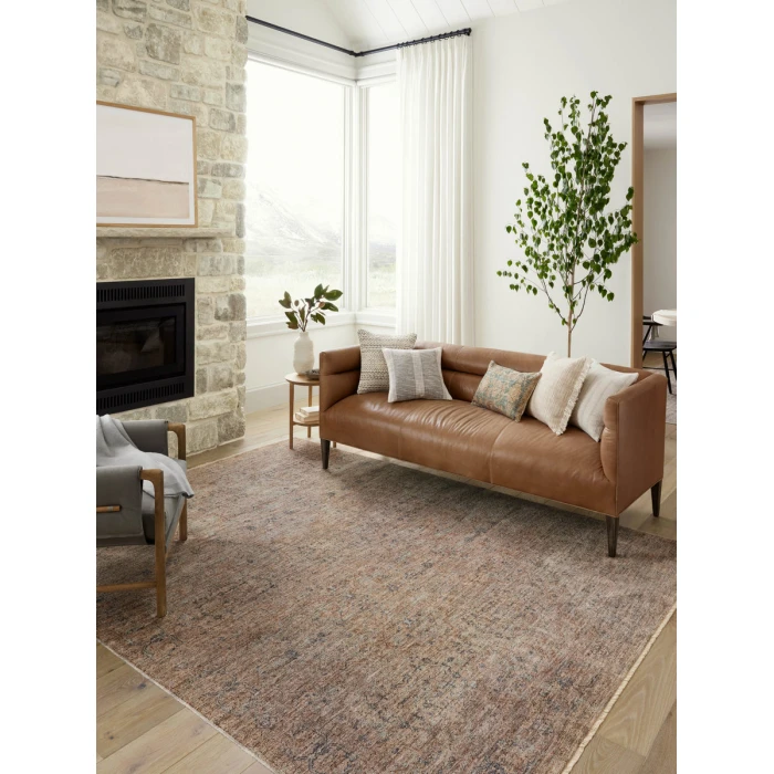 Angela Rose x Loloi Blake Taupe / Blue BLA-03 11 ft. 6 in. X 15 ft. 7 in. Rectangle Rug