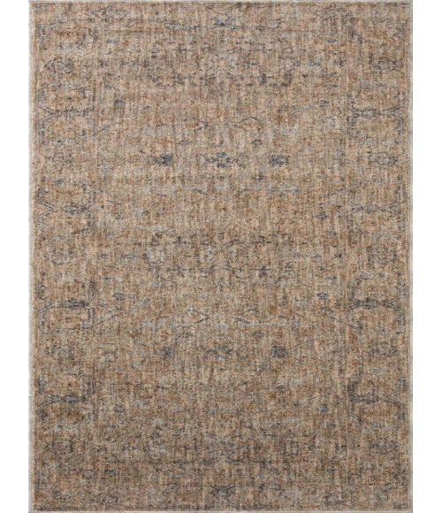 Angela Rose x Loloi Blake Taupe / Blue BLA-03 2 ft. 7 in. X 10 ft. Rectangle Rug