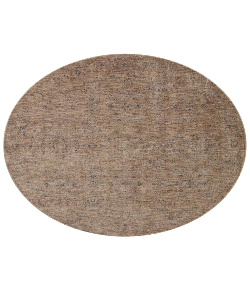Angela Rose x Loloi Blake Taupe / Blue BLA-03 2 ft. 7 in. X 10 ft. Rectangle Rug