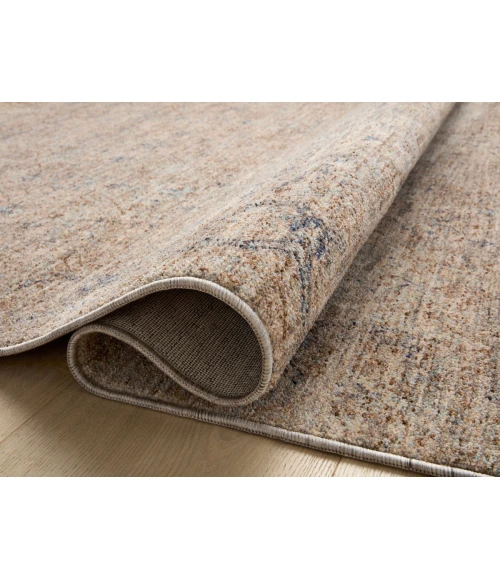 Angela Rose x Loloi Blake Taupe / Blue BLA-03 2 ft. 7 in. X 10 ft. Rectangle Rug