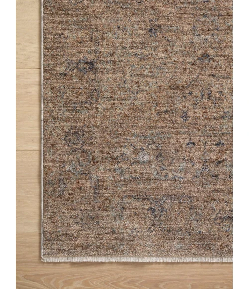 Angela Rose x Loloi Blake Taupe / Blue BLA-03 2 ft. 7 in. X 10 ft. Rectangle Rug